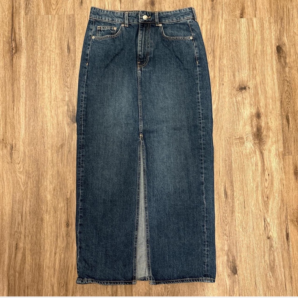 H&M Dark Blue Women's Denim Skirt